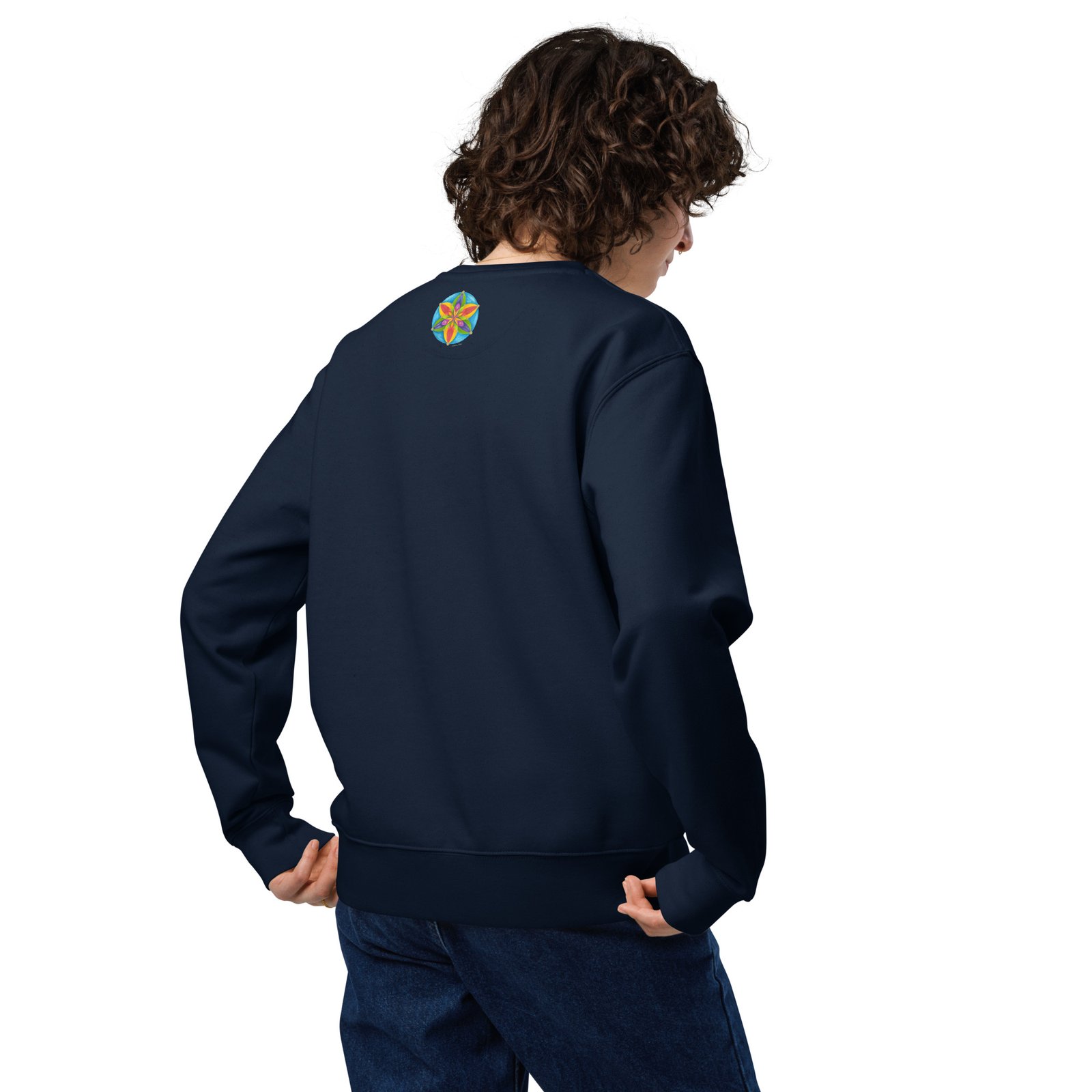 Universal Bloom - Organic Cotton sweatshirt, dark colors