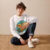 Universal Bloom - Organic Cotton sweatshirt, white