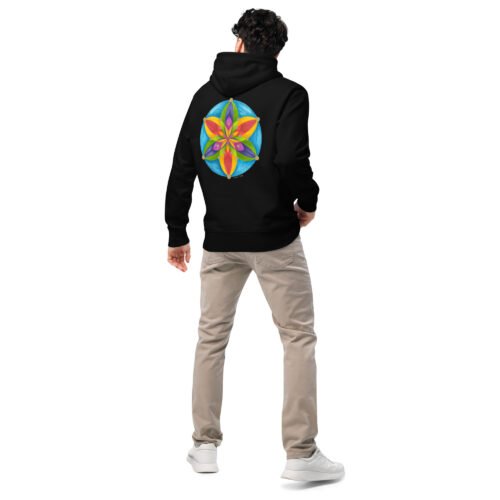 Universal Bloom - Organic Cotton Hoodie, dark colors
