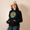 unisex-essential-eco-hoodie-black-front-67b64f6564da7.jpg Universal Bloom - Organic Cotton Hoodie, dark colors