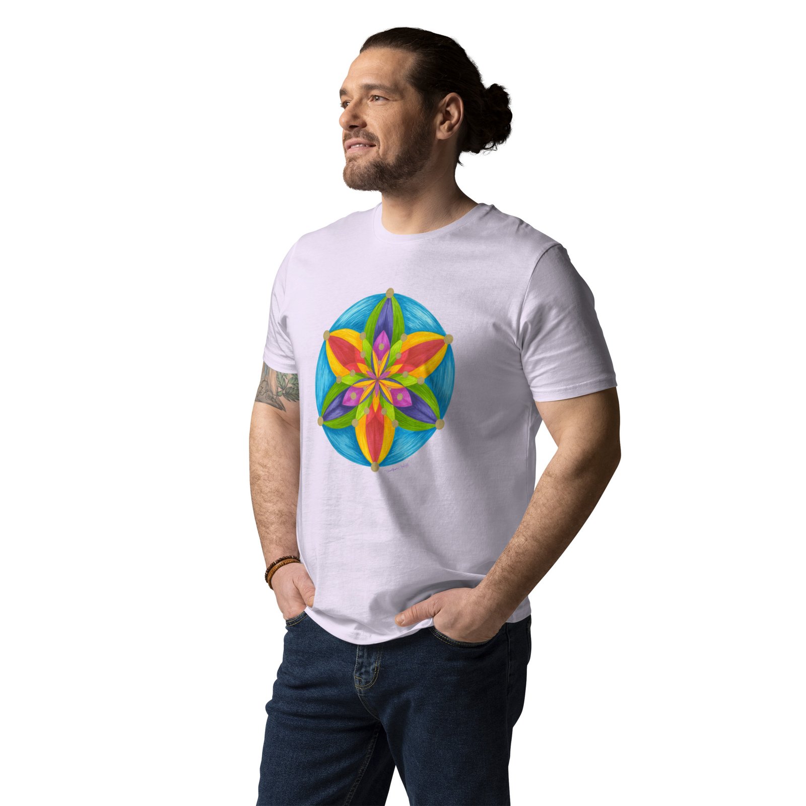 Universal Bloom -  Organic Cotton t-shirt, light colors