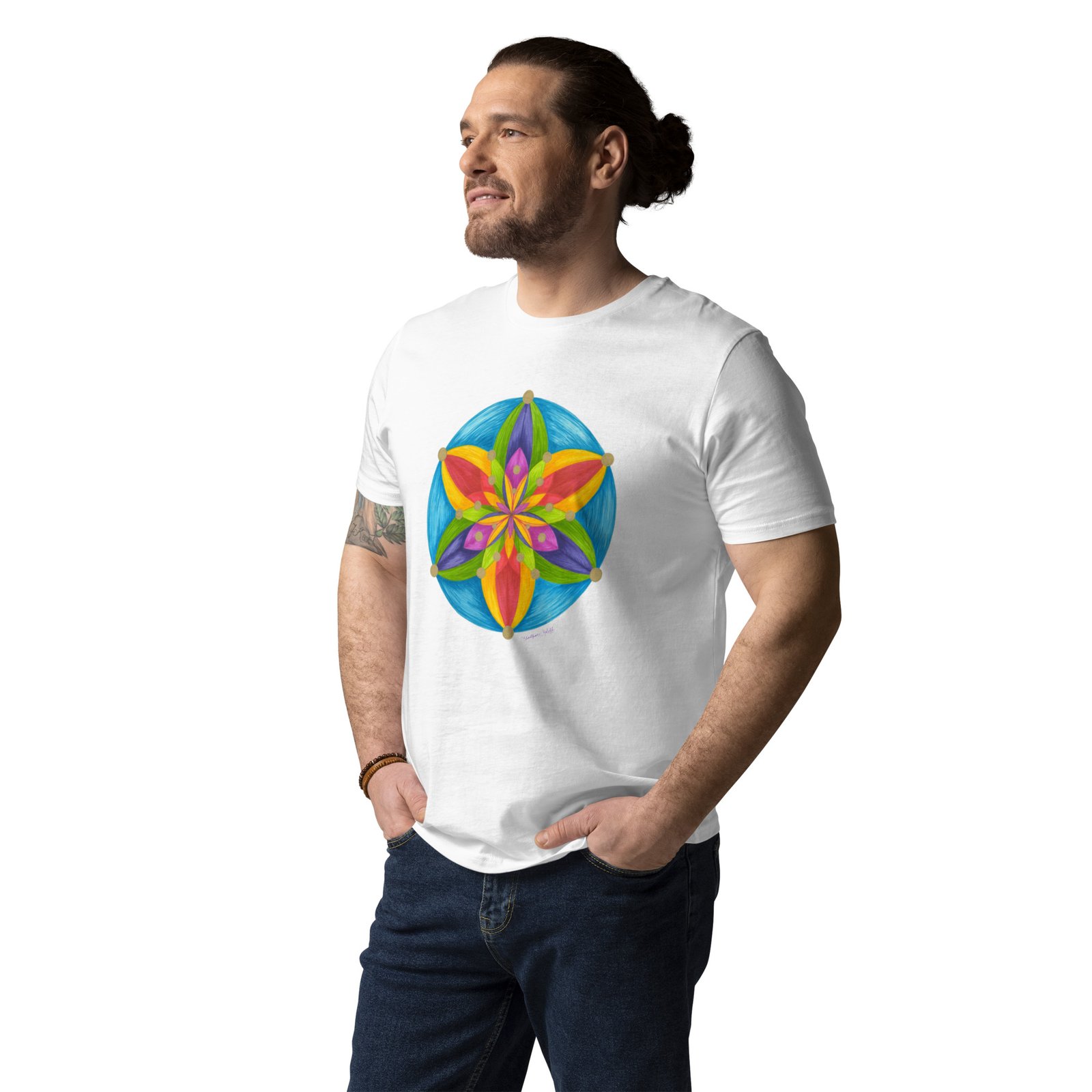 Universal Bloom -  Organic Cotton t-shirt, light colors