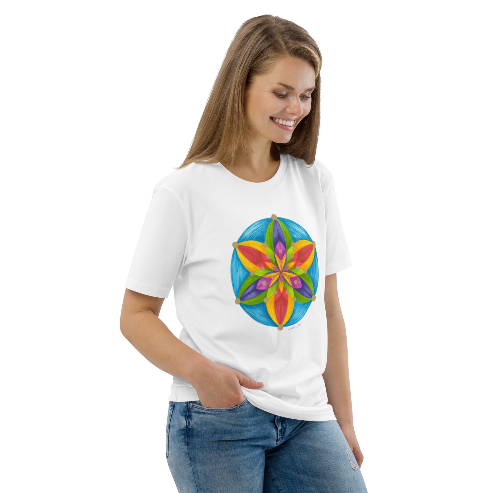 Universal Bloom -  Organic Cotton t-shirt, light colors