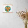 Poster with hangers
