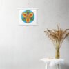 Poster with hangers