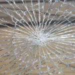 Free broken glass texture photo