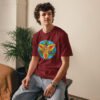 unisex-organic-cotton-t-shirt-burgundy-front-698a5bb160b0d.jpg Universal Bloom Organic Cotton T-shirt