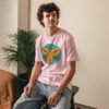 unisex-organic-cotton-t-shirt-cotton-pink-front-698a5bb1950c5.jpg Universal Bloom Organic Cotton T-shirt