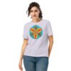 Universal Bloom - Women’s organic ribbed neck t-shirt